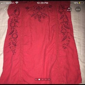 Johnny Was embroidered tunic dress xxl